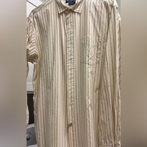 Ralph Lauren Cream Casual Button Down Shirt
